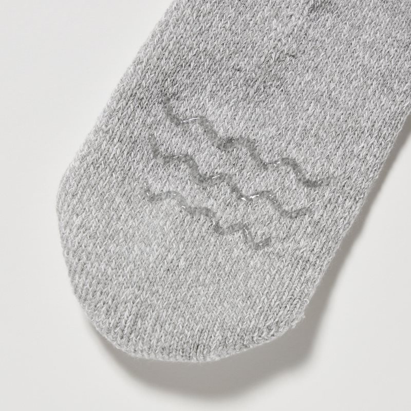 Uniqlo Heattech Soft Pile Heather Sokken Heren Grijs | 5075177