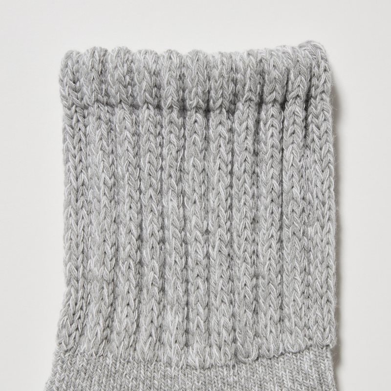 Uniqlo Heattech Soft Pile Heather Sokken Heren Grijs | 5075177