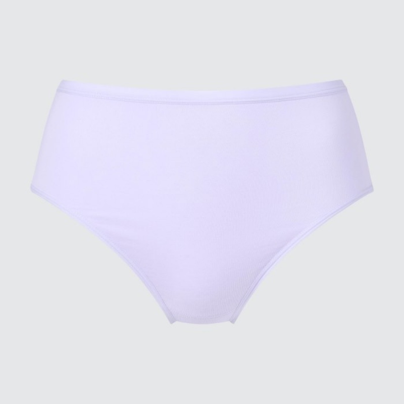 Uniqlo High Rise Basic Slips Dames Paars | 4923906