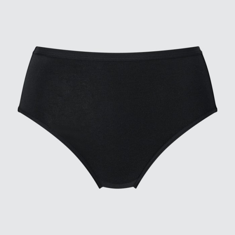 Uniqlo High Rise Basic Slips Dames Zwart | 700543