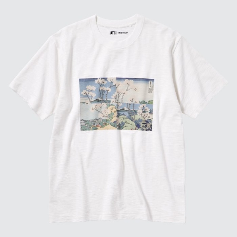 Uniqlo Hokusai UT Short Sleeve T-shirts Dames Wit | 1539954