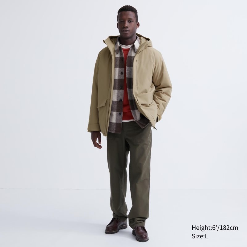 Uniqlo Hybrid Down 3d Cut Parka Heren Groen | 2044574