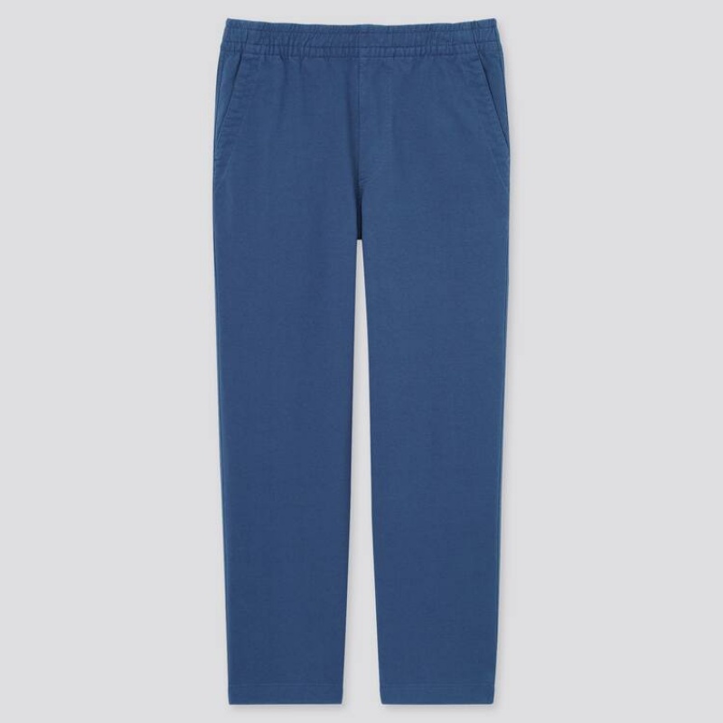 Uniqlo Jersey Ankle Length Broek Heren Blauw | 4274693