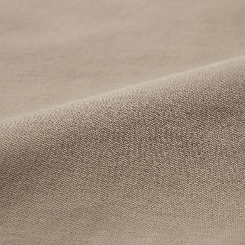 Uniqlo Jersey Overhemd Dames Beige | 3849927