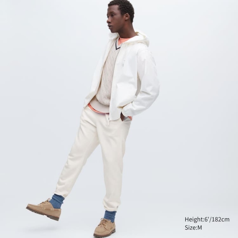 Uniqlo Joggers Broek Heren Wit | 6906968