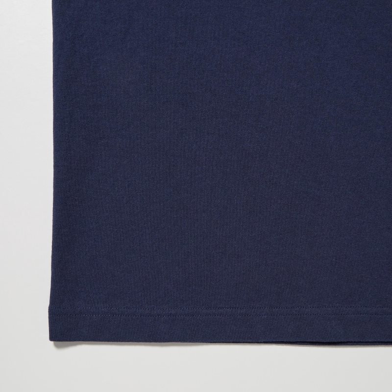 Uniqlo L.A. Eats Ut Oversized Short-sleeve Graphic Katsu Sando T-shirts Heren Donkerblauw | 9424353