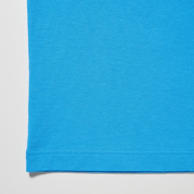 Uniqlo L.A. Eats Ut Oversized Short-sleeve Graphic Pizzanista! T-shirts Heren Blauw | 9704009