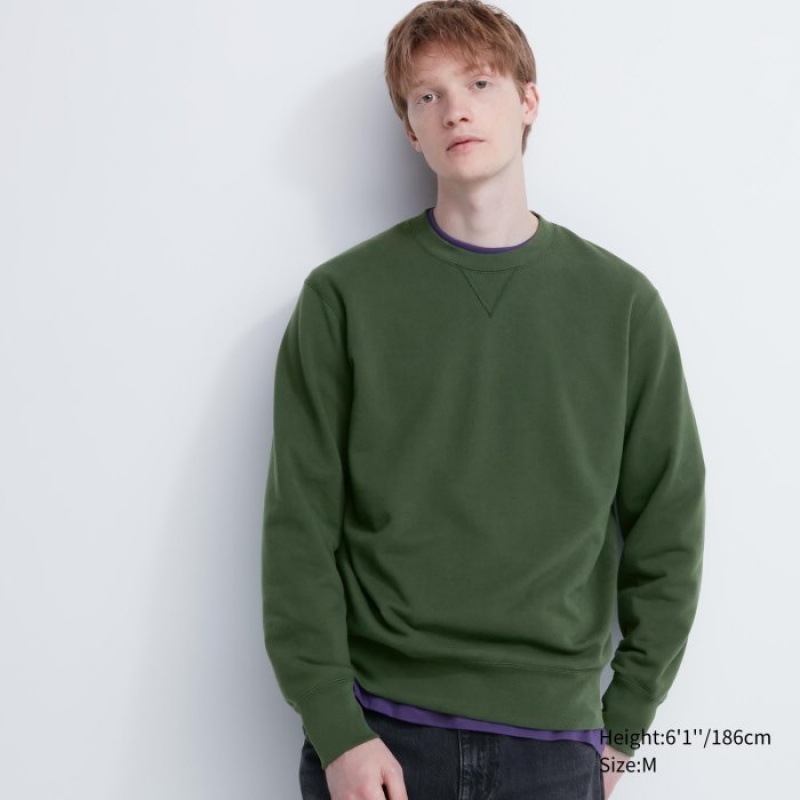 Uniqlo Long Sweatshirts Dames Groen | 2601099
