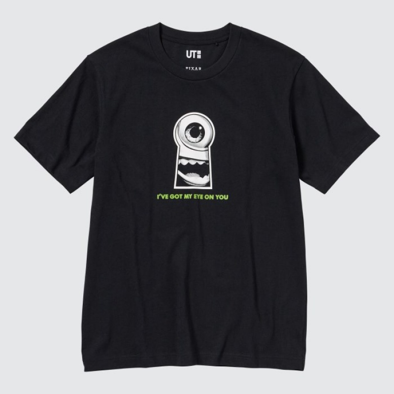 Uniqlo MAGIC FOR ALL FOREVER UT Short-Sleeve T-shirts Dames Zwart | 9740392