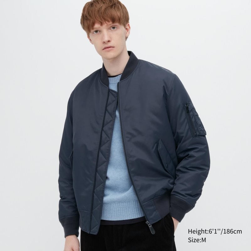Uniqlo Ma-1 Jassen Heren Donkerblauw | 238298