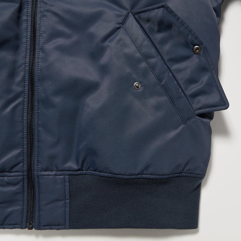 Uniqlo Ma-1 Jassen Heren Zwart | 7129473