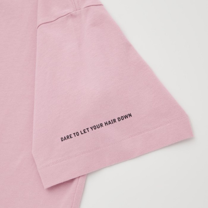 Uniqlo Magic For All Favorites UT Short-Sleeve T-shirts Dames Paars | 9831945