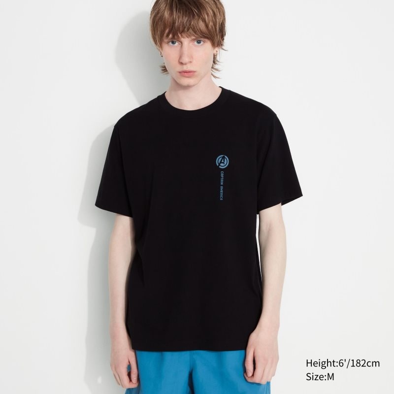 Uniqlo Marvel Art Collection By Mondo Ut Short Sleeve Graphic T-shirts Heren Zwart | 785251