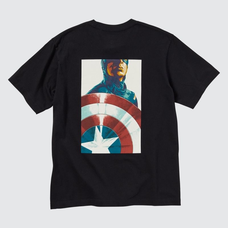 Uniqlo Marvel Art Collection By Mondo Ut Short Sleeve Graphic T-shirts Heren Zwart | 785251