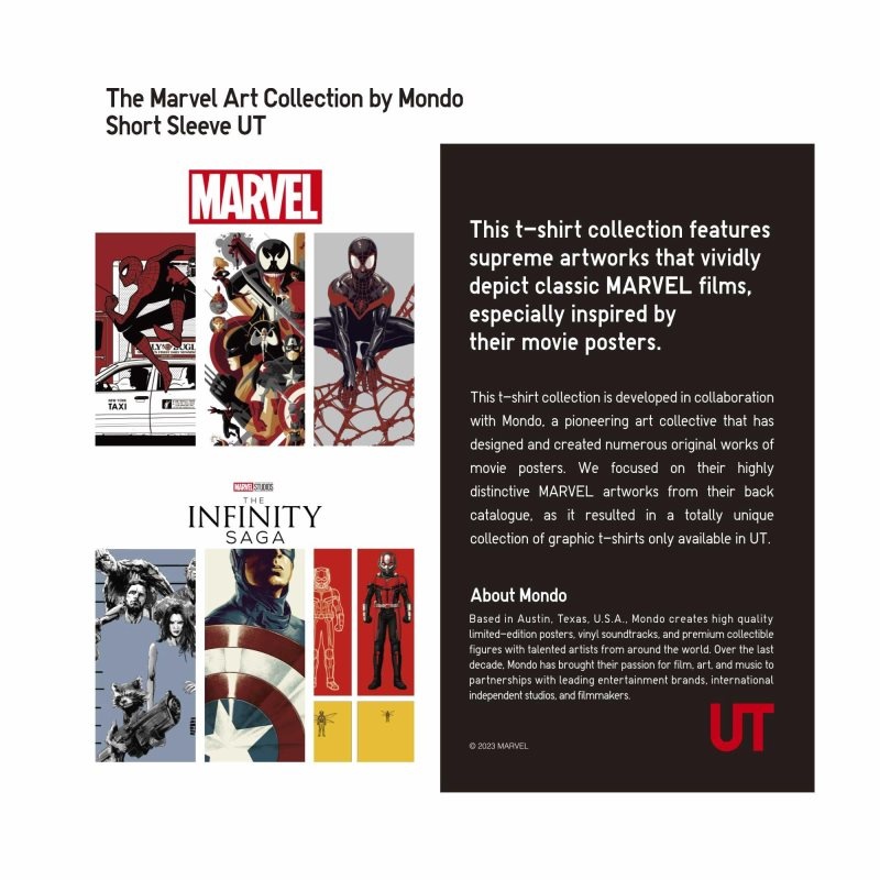 Uniqlo Marvel Art Collection By Mondo Ut Short Sleeve Graphic T-shirts Heren Wit | 2091589