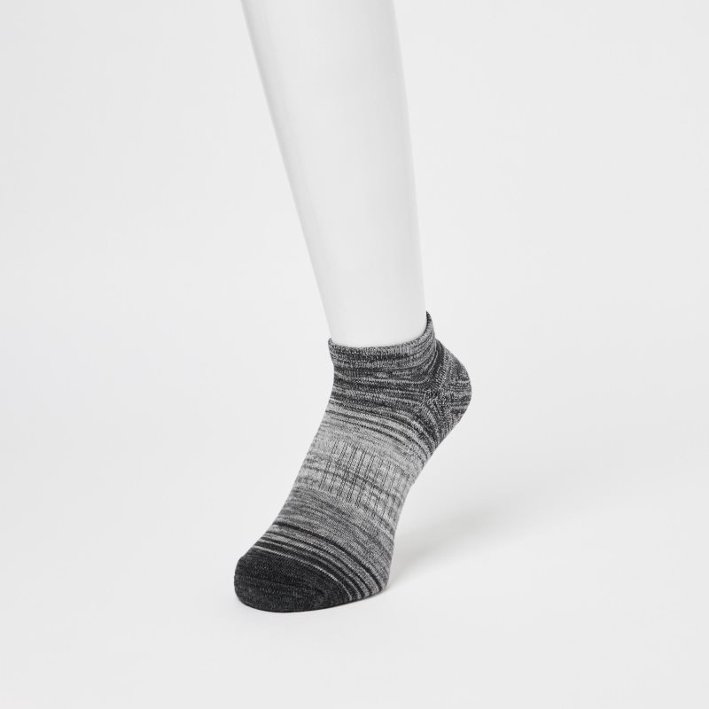 Uniqlo Melange Short Sokken Heren Grijs | 1868599