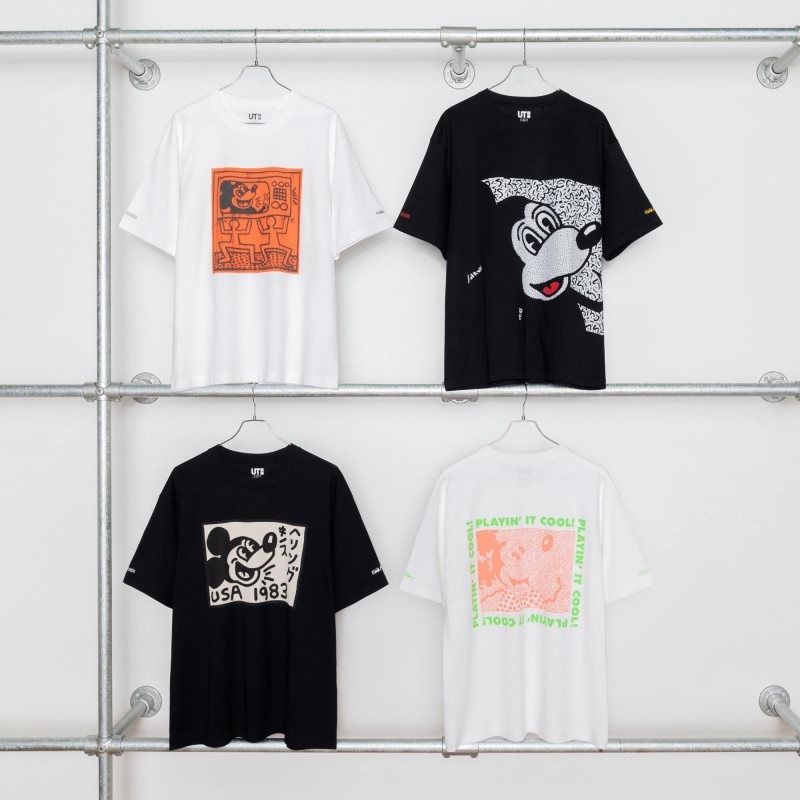 Uniqlo Mickey Mouse X Keith Haring Ut Oversized Short-sleeve Graphic T-shirts Heren Zwart | 4494532