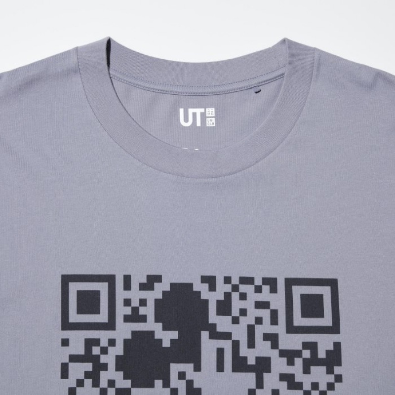 Uniqlo Mickey Stands UT Short Sleeve T-shirts Dames Grijs | 5565260