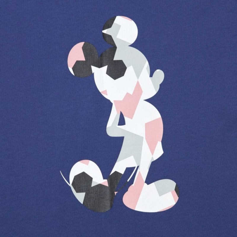 Uniqlo Mickey Stands UT Short Sleeve T-shirts Dames Blauw | 9054032