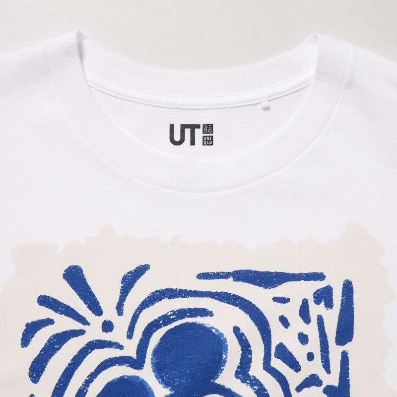 Uniqlo Mickey Stands Ut Short Sleeve Graphic T-shirts Heren Wit | 9654287