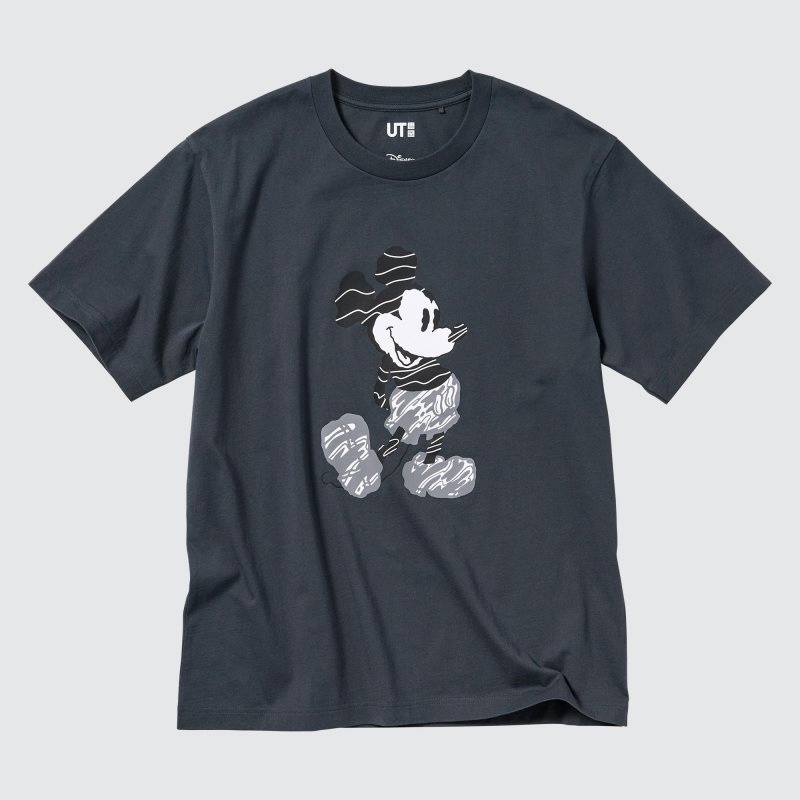 Uniqlo Mickey Stands Ut Short-sleeve Graphic T-shirts Heren Grijs | 8165463