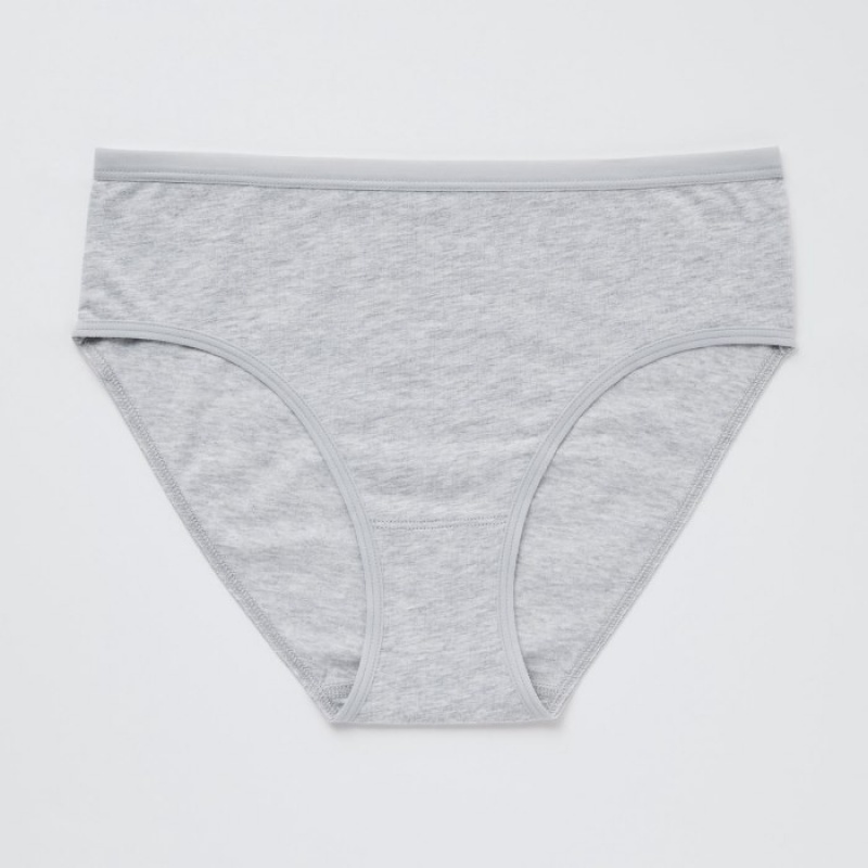 Uniqlo Mid Rise Basic Slips Dames Grijs | 7748108