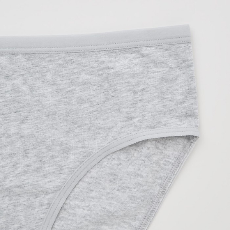 Uniqlo Mid Rise Basic Slips Dames Grijs | 7748108