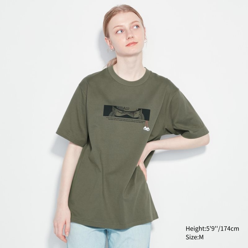 Uniqlo Naruto Ut Short-sleeve Graphic Kakashi Hatake T-shirts Heren Olijfgroen | 8460702