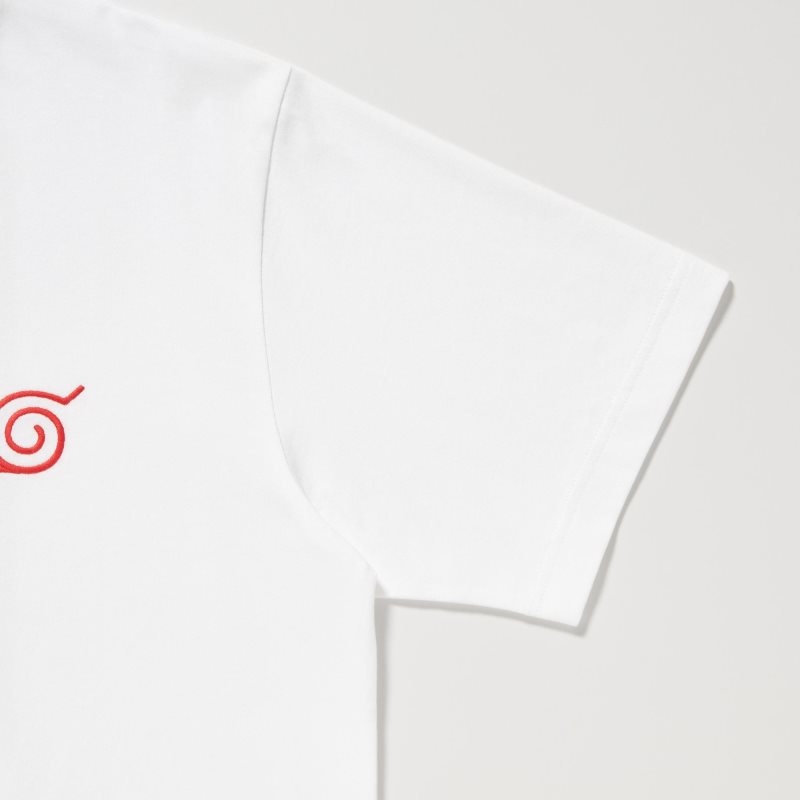 Uniqlo Naruto Ut Short-sleeve Graphic Minato Namikaze T-shirts Heren Wit | 9464384
