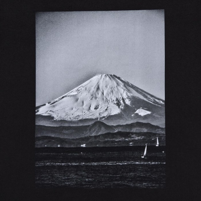 Uniqlo PEACE FOR ALL Short-Sleeve Graphic Daido Moriyama T-shirts Dames Zwart | 204213