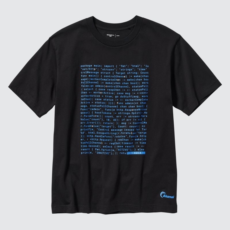 Uniqlo Peace For All Akamai Short-sleeve Graphic T-shirts Heren Zwart | 3649700