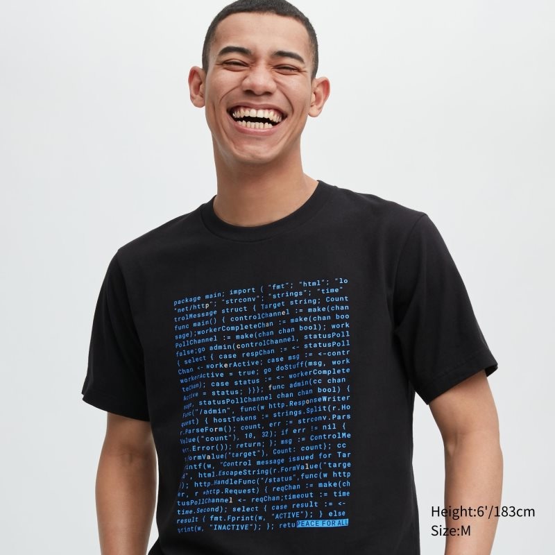 Uniqlo Peace For All Akamai Short-sleeve Graphic T-shirts Heren Zwart | 3649700
