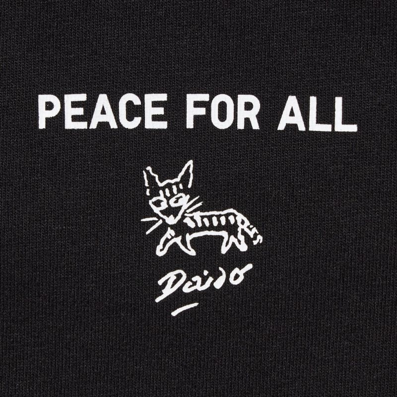 Uniqlo Peace For All Daido Moriyama Short-sleeve Graphic T-shirts Heren Zwart | 1051918