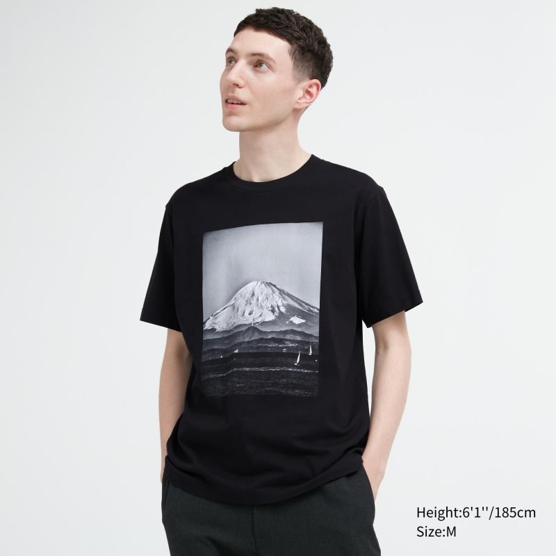 Uniqlo Peace For All Daido Moriyama Short-sleeve Graphic T-shirts Heren Zwart | 1051918