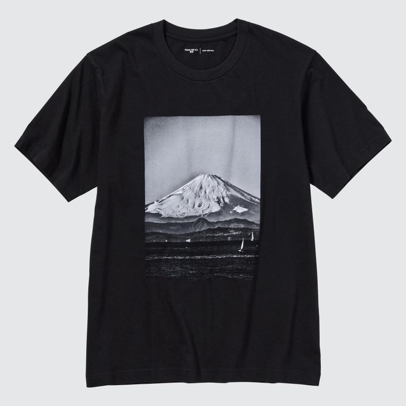 Uniqlo Peace For All Daido Moriyama Short-sleeve Graphic T-shirts Heren Zwart | 1051918