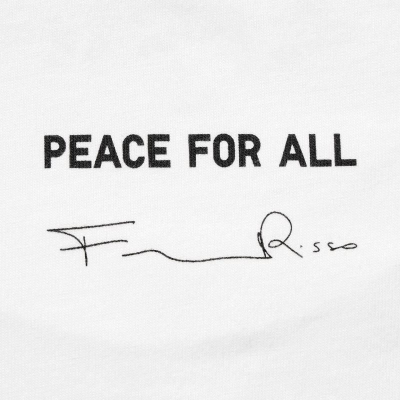 Uniqlo Peace For All Francesco Risso Short-sleeve Graphic T-shirts Heren Wit | 7186410