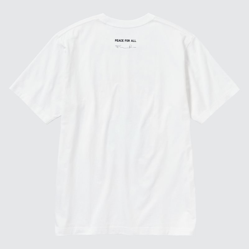 Uniqlo Peace For All Francesco Risso Short-sleeve Graphic T-shirts Heren Wit | 7186410