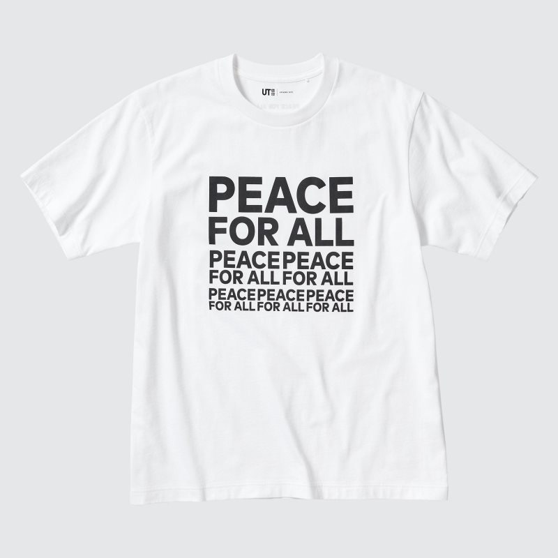 Uniqlo Peace For All Kashiwa Sato Short-sleeve Graphic T-shirts Heren Wit | 9293974