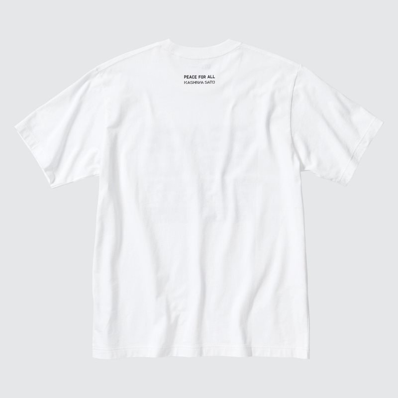 Uniqlo Peace For All Kashiwa Sato Short-sleeve Graphic T-shirts Heren Wit | 9293974