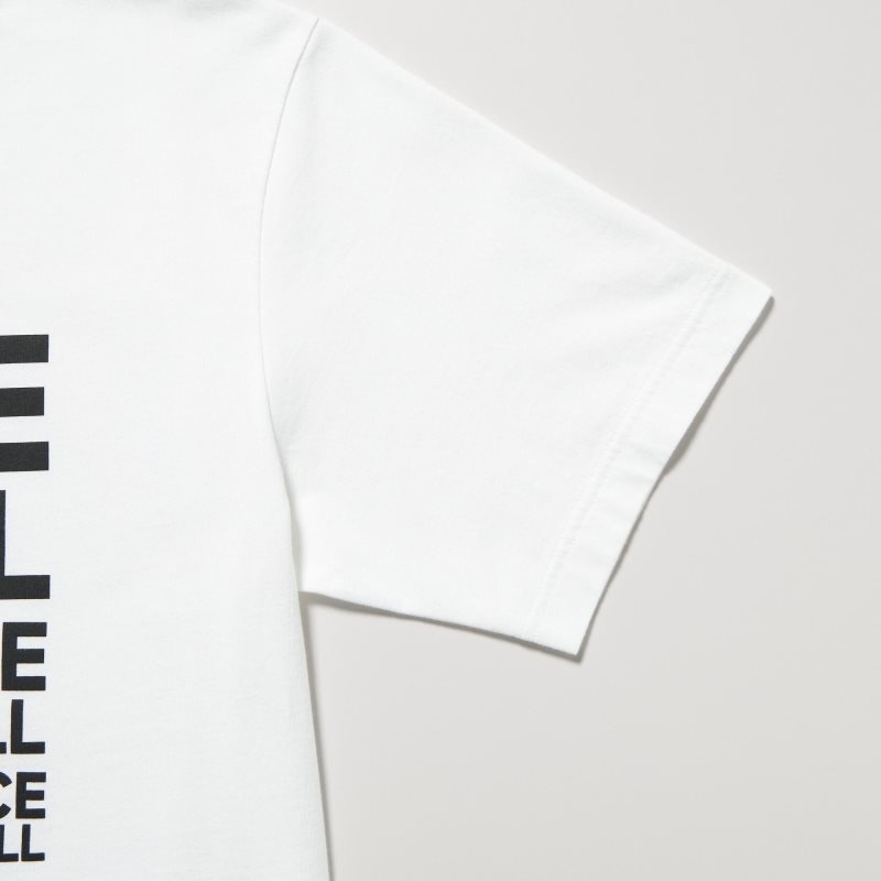 Uniqlo Peace For All Kashiwa Sato Short-sleeve Graphic T-shirts Heren Wit | 9293974