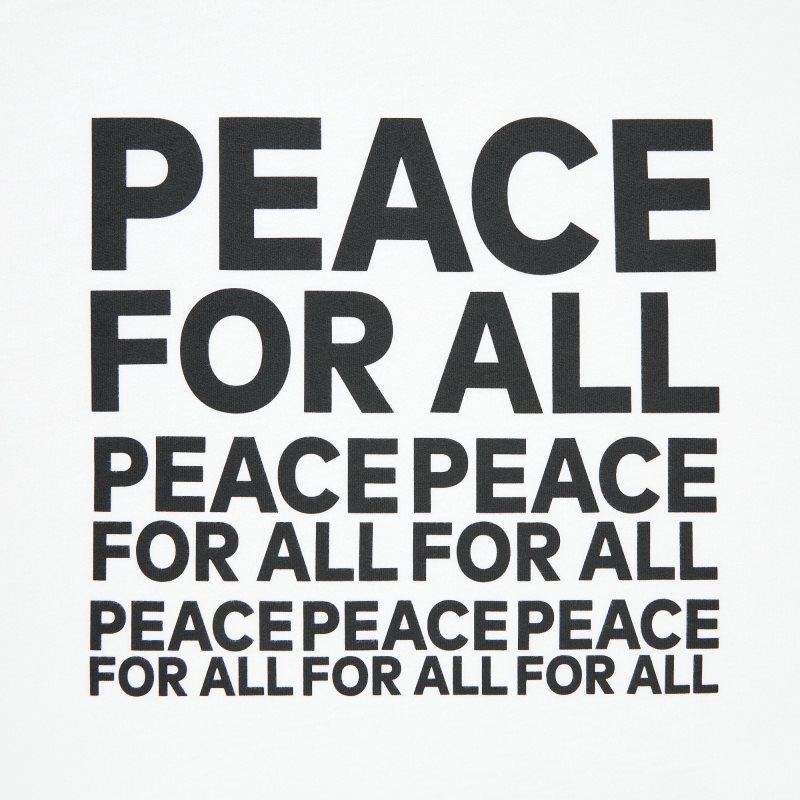 Uniqlo Peace For All Kashiwa Sato Short-sleeve Graphic T-shirts Heren Wit | 9293974