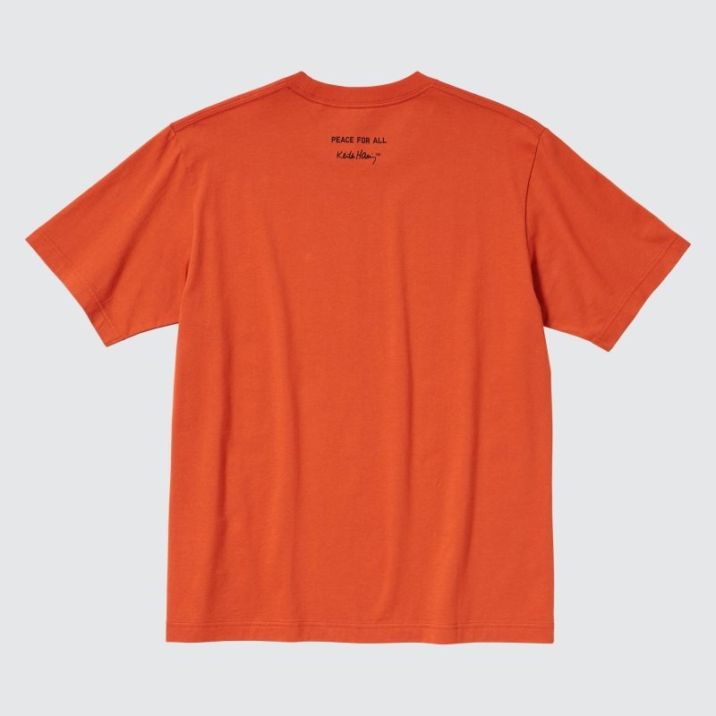 Uniqlo Peace For All Keith Haring Short-sleeve Graphic T-shirts Heren Oranje | 9824144