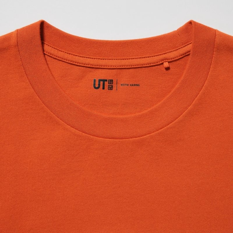 Uniqlo Peace For All Keith Haring Short-sleeve Graphic T-shirts Heren Oranje | 9824144