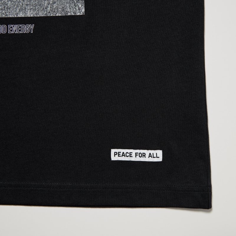 Uniqlo Peace For All Kosuke Kawamura Short-sleeve Graphic T-shirts Heren Zwart | 2285126