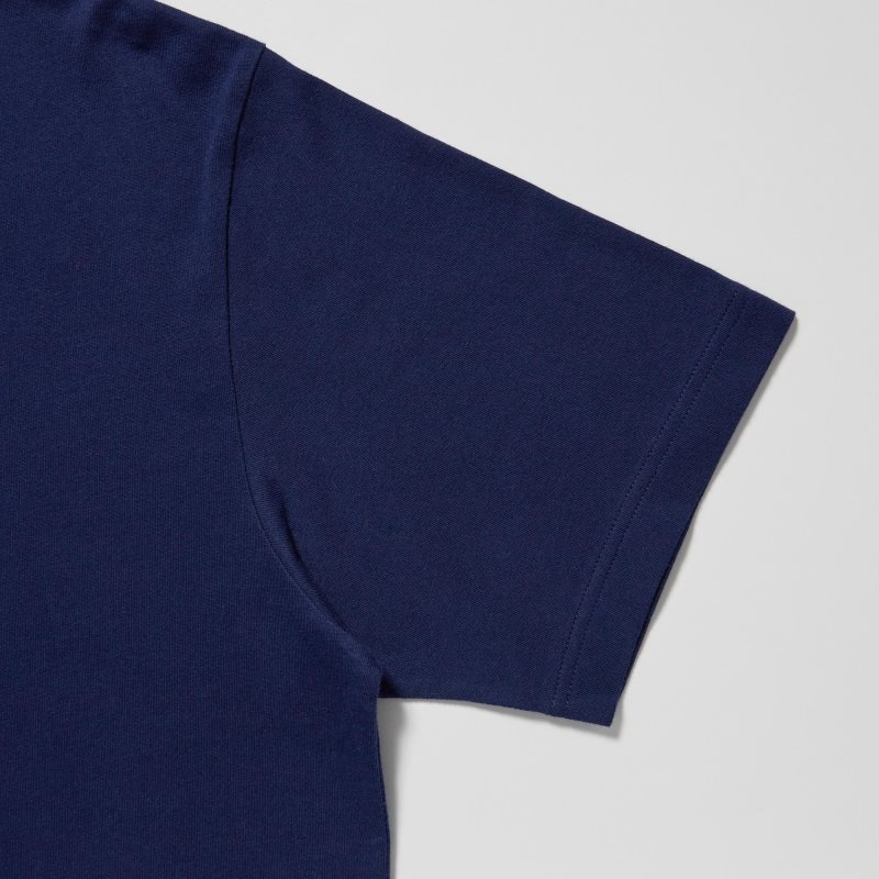Uniqlo Peace For All Lisa Larson Short-sleeve Graphic T-shirts Heren Donkerblauw | 7271539