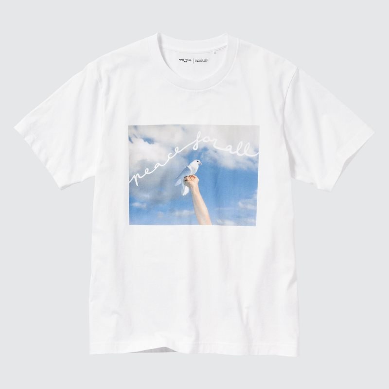 Uniqlo Peace For All Magnum Photos Short-sleeve Graphic T-shirts Heren Wit | 7236922