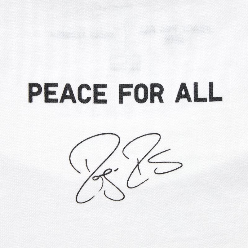 Uniqlo Peace For All Roger Federer Short-sleeve Graphic T-shirts Heren Wit | 618934