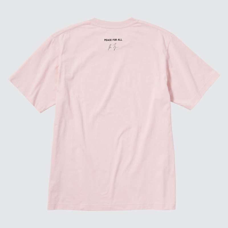 Uniqlo Peace For All Short-sleeve Graphic Hana Tajima T-shirts Heren Roze | 3985930