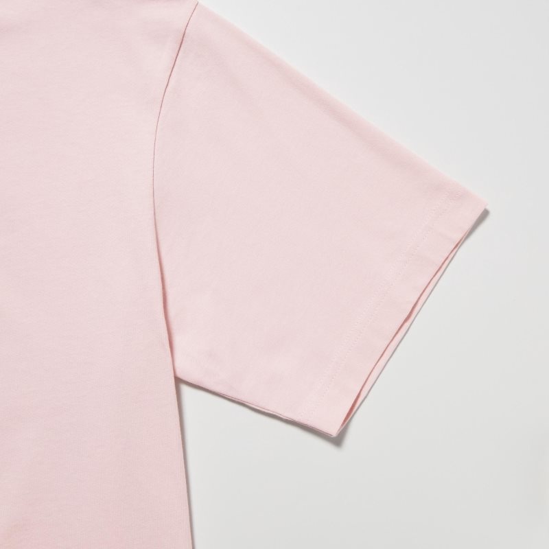 Uniqlo Peace For All Short-sleeve Graphic Hana Tajima T-shirts Heren Roze | 3985930
