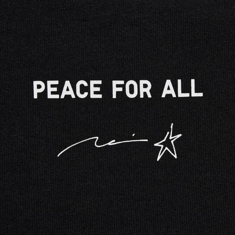 Uniqlo Peace For All Short-sleeve Graphic Rei Inamoto T-shirts Heren Zwart | 3329746